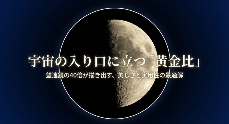 望遠鏡の40倍の見え方を検証！月や惑星はどこまで鮮明に観察できる？