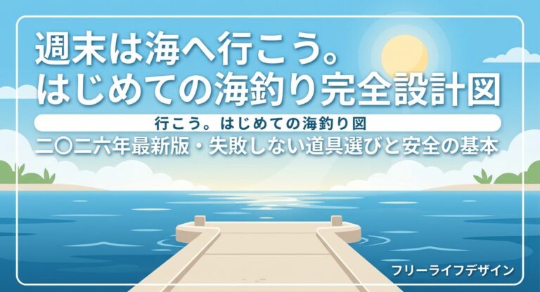 【保存版】釣り初心者が後悔しない道具選び！2026年最新ガイド