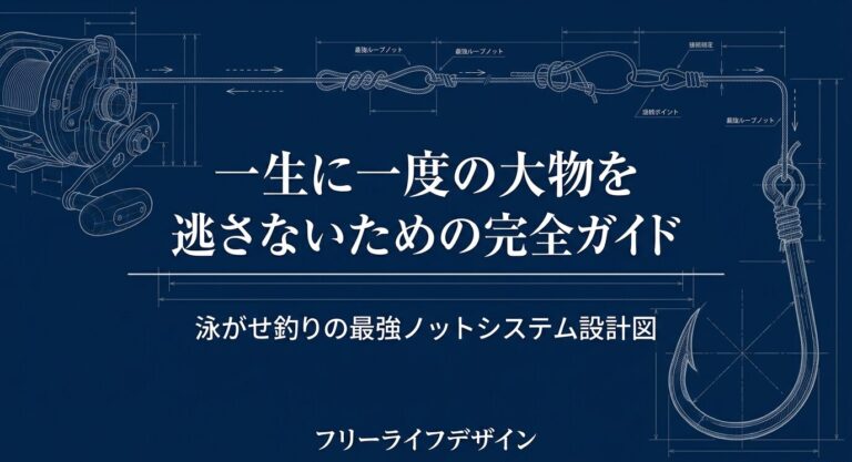 泳がせ釣りで後悔しない！ノットの基本から大物対策まで徹底紹介