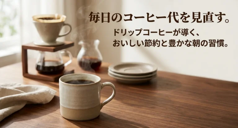 ドリップコーヒーのコスパ比較｜1杯の値段と節約のコツ