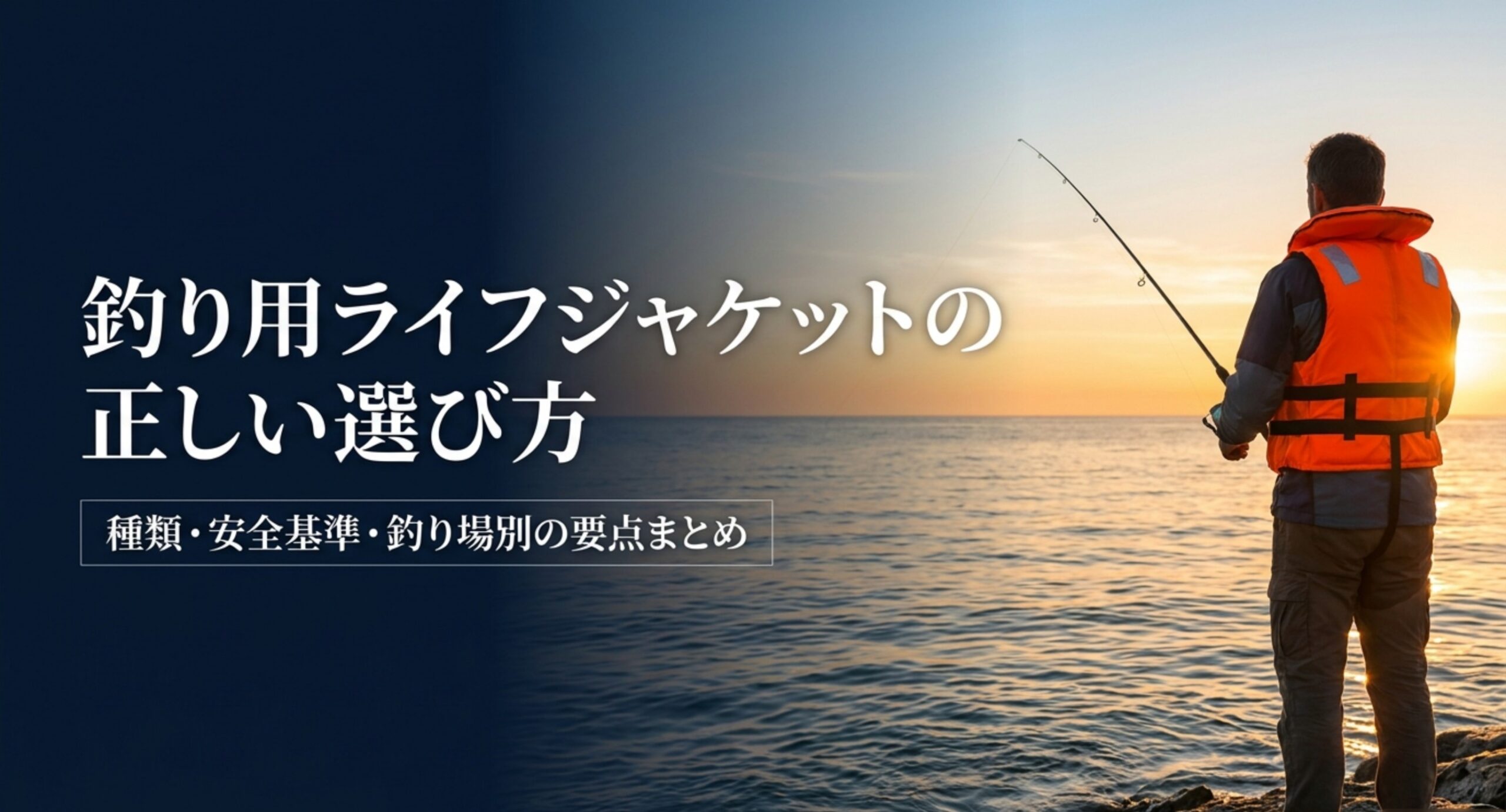 釣り用ライフジャケットおすすめ比較｜桜マークと種類別の選び方