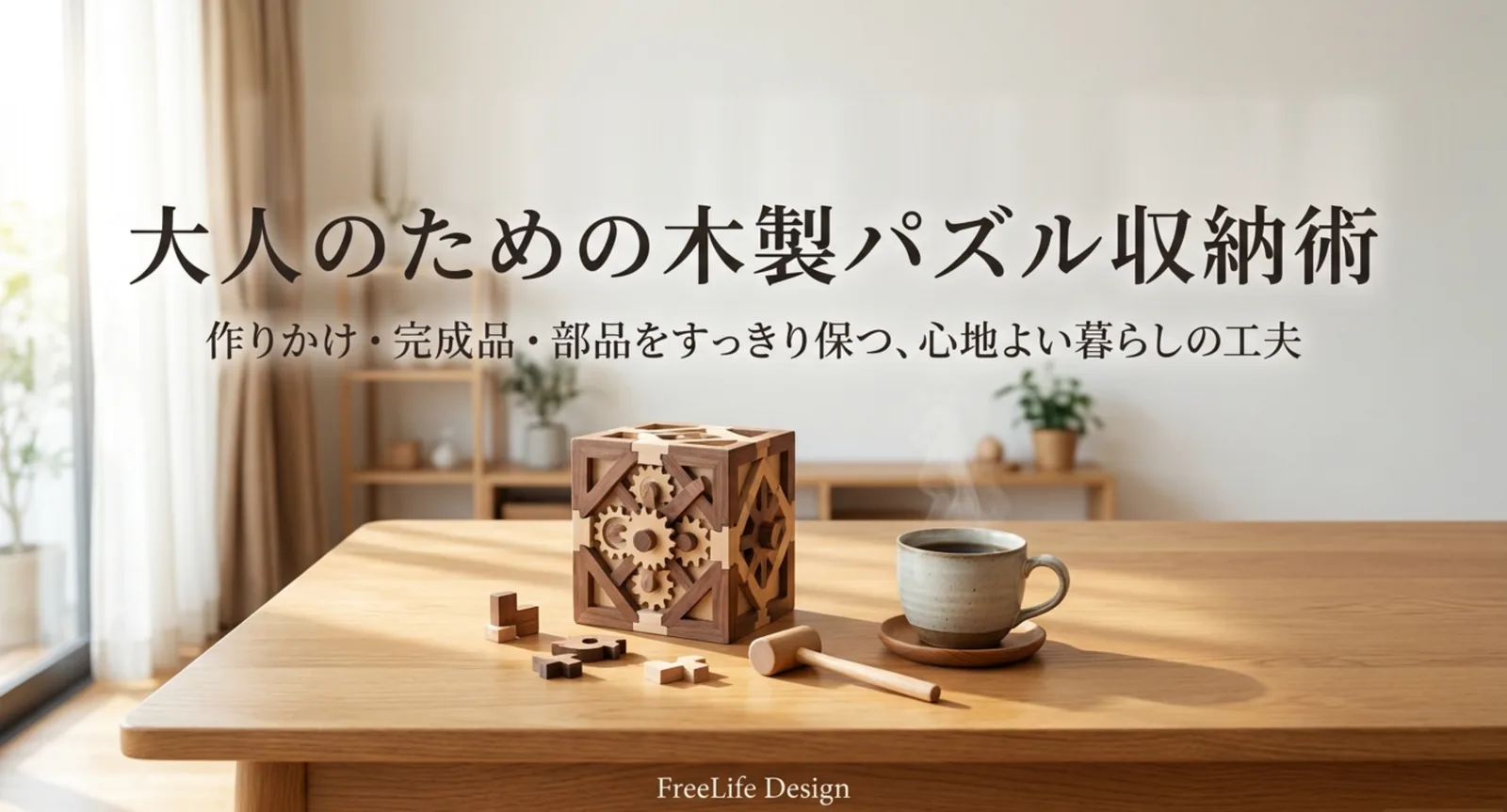 大人の木製パズル収納ガイド｜作りかけ・完成品・ピースの保管とグッズ選び