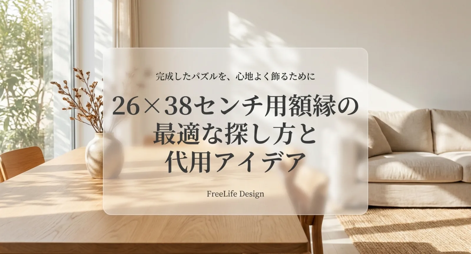 パズル額縁26×38はダイソーで買える？売り場・対応サイズと代替品まとめ
