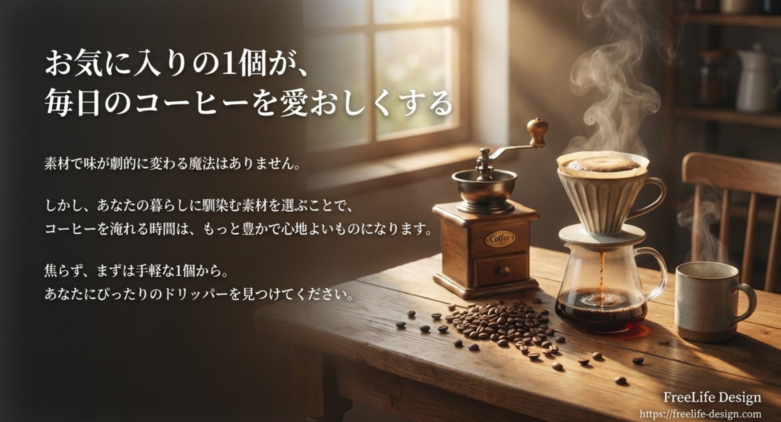 コーヒードリッパーの素材比較｜樹脂・陶器・金属・ガラスの味と選び方