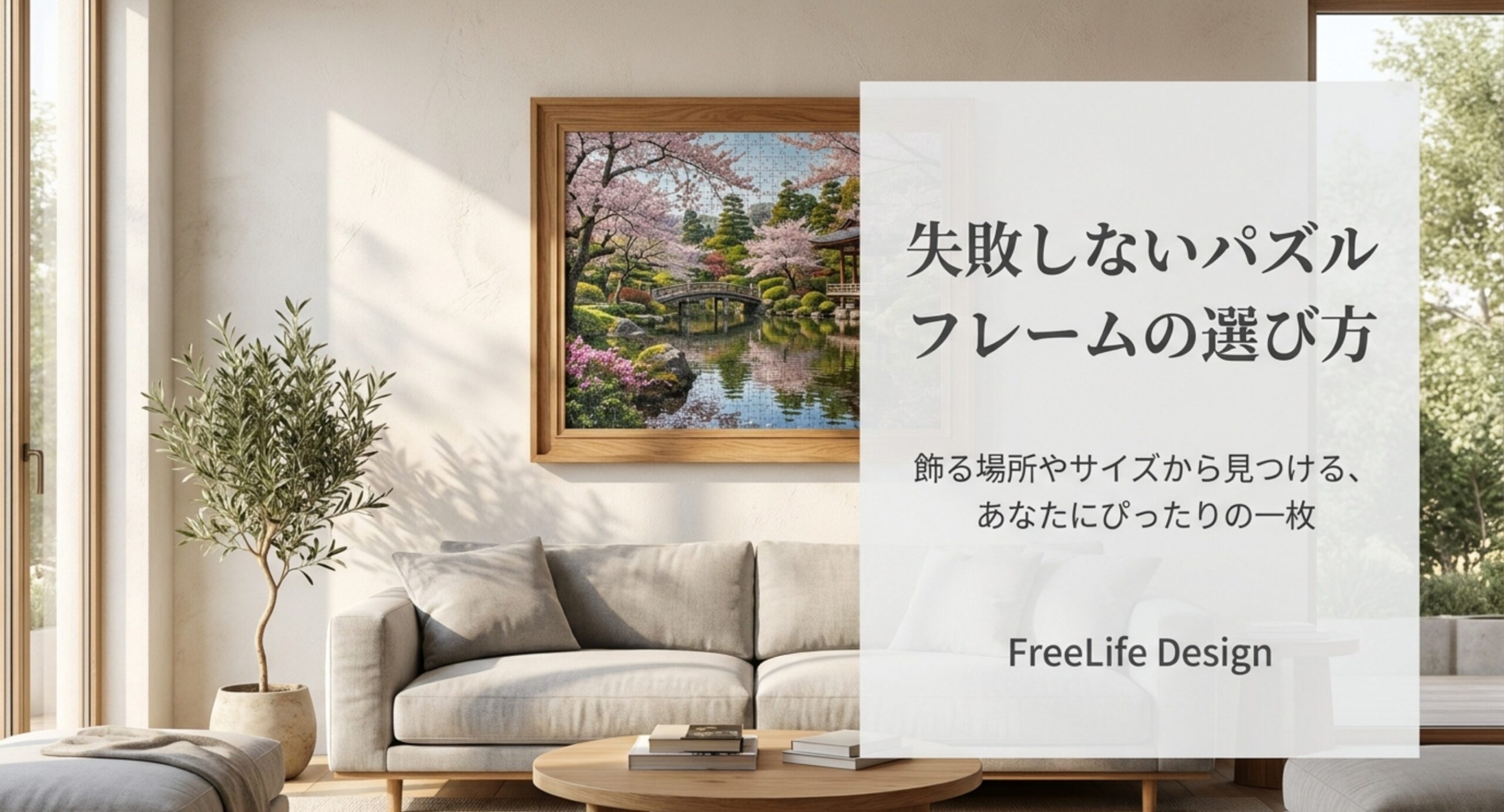 パズルフレームはどこで買える？完成サイズと素材別の失敗しない選び方