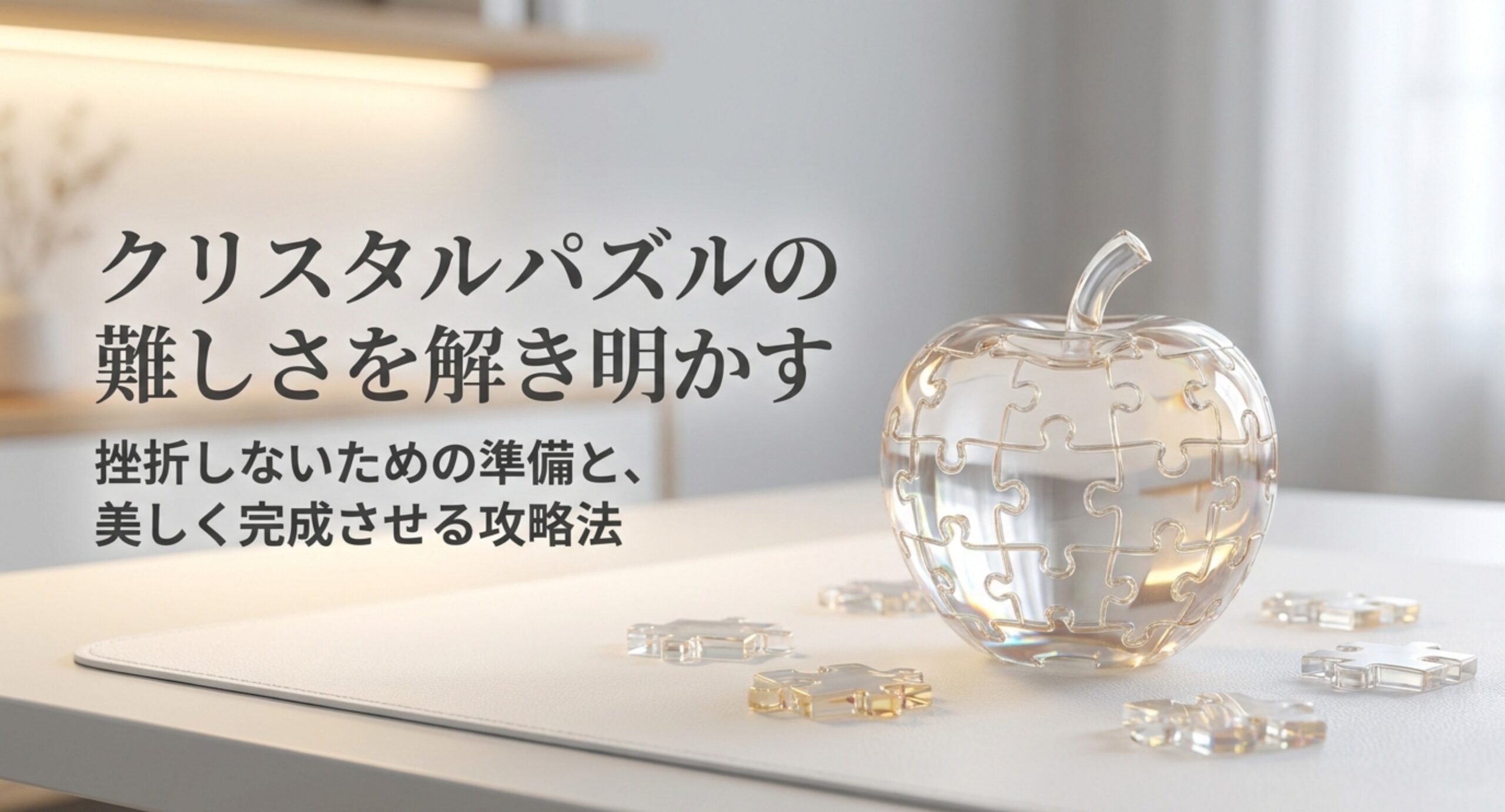 クリスタルパズルが難しい理由と攻略のコツ｜一番難しいシリーズも解説