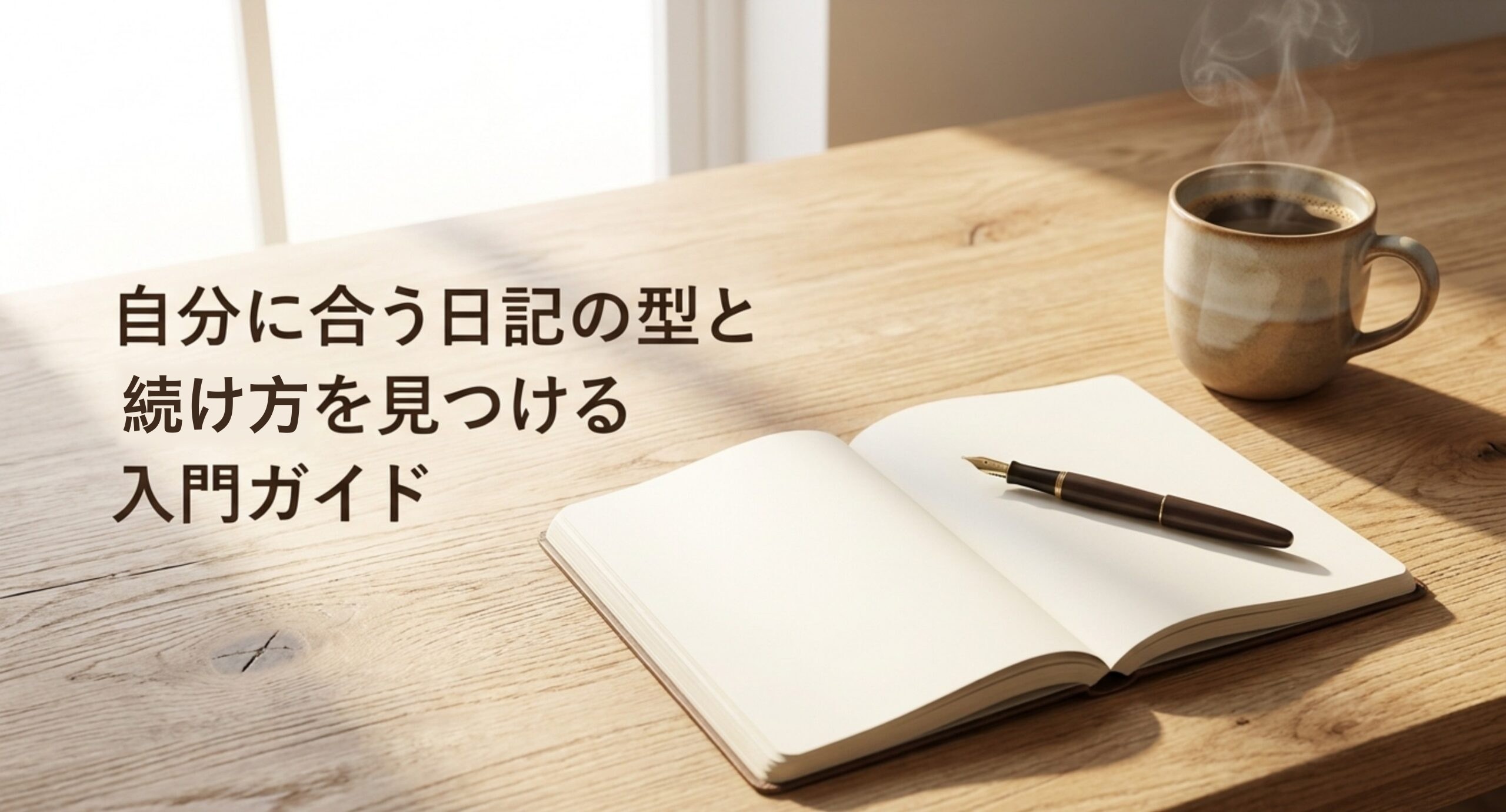 日記とは？種類と効果・メリットとデメリットを一枚に整理