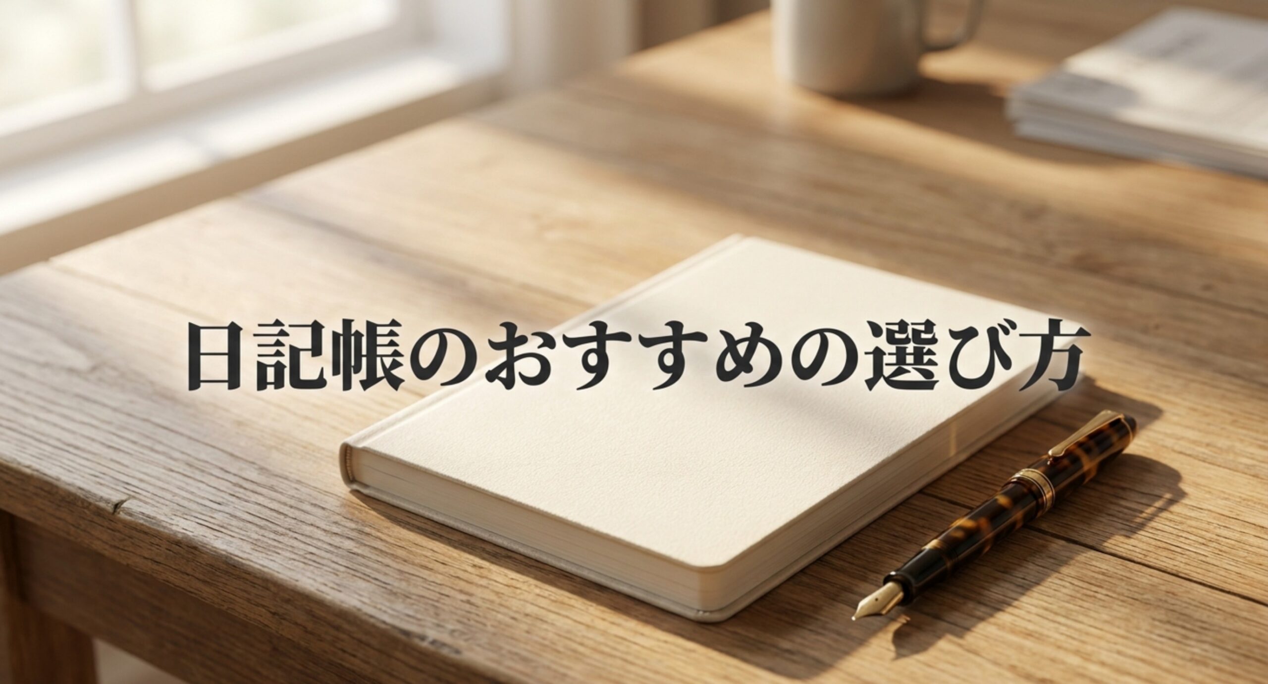 日記帳のおすすめの選び方｜サイズ・紙質・罫線で書きやすさは決まる