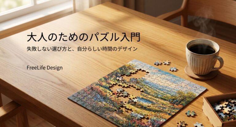 大人のパズル初心者ガイド｜ジグソーの種類とピース数の選び方を解説