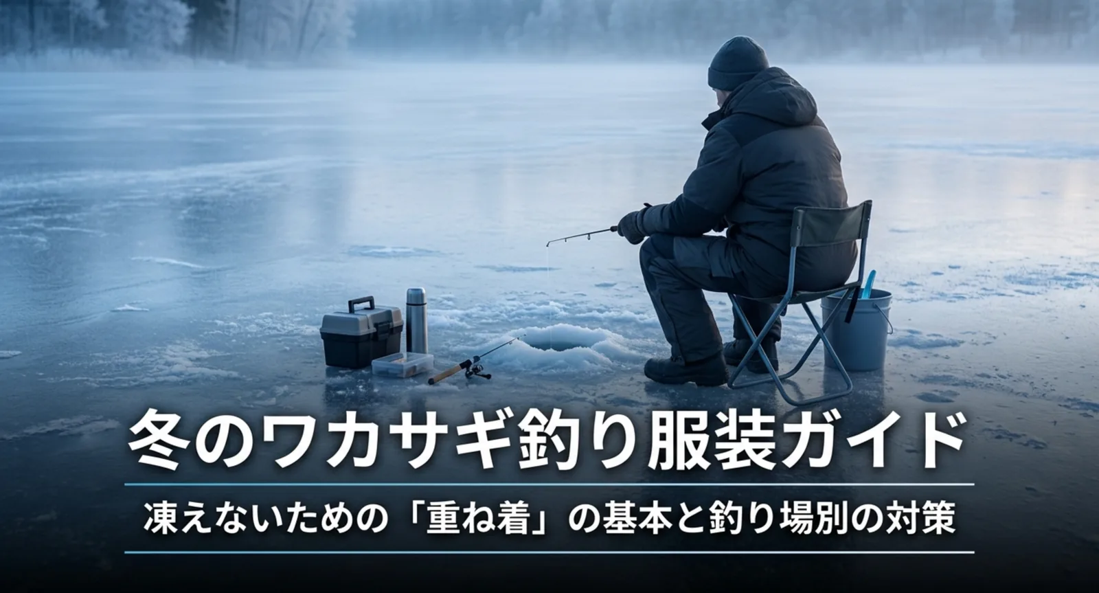 ワカサギ釣りの冬の服装｜氷上とドーム船で変わる防寒対策と重ね着のコツ
