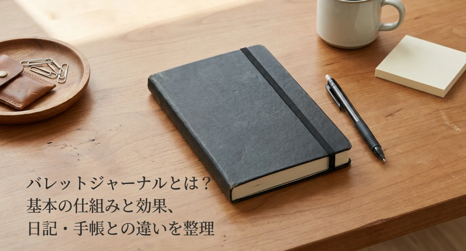 バレットジャーナルとは｜公式の定義と4つの構成・日記や手帳との違い