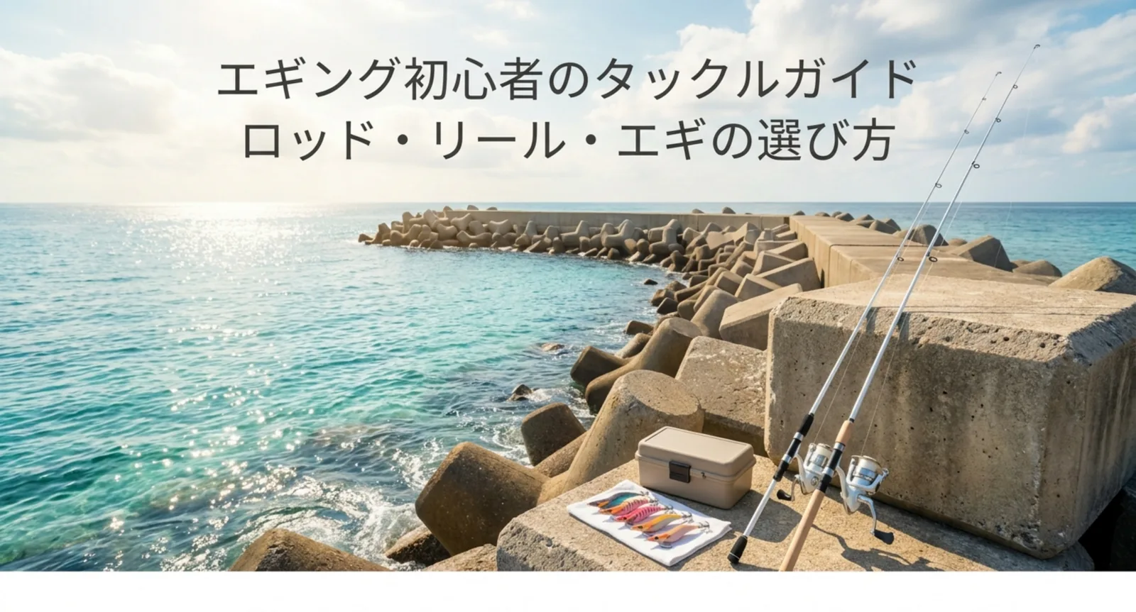 エギングのタックル選びと道具一式｜エギの号数・重さ・沈下速度の目安