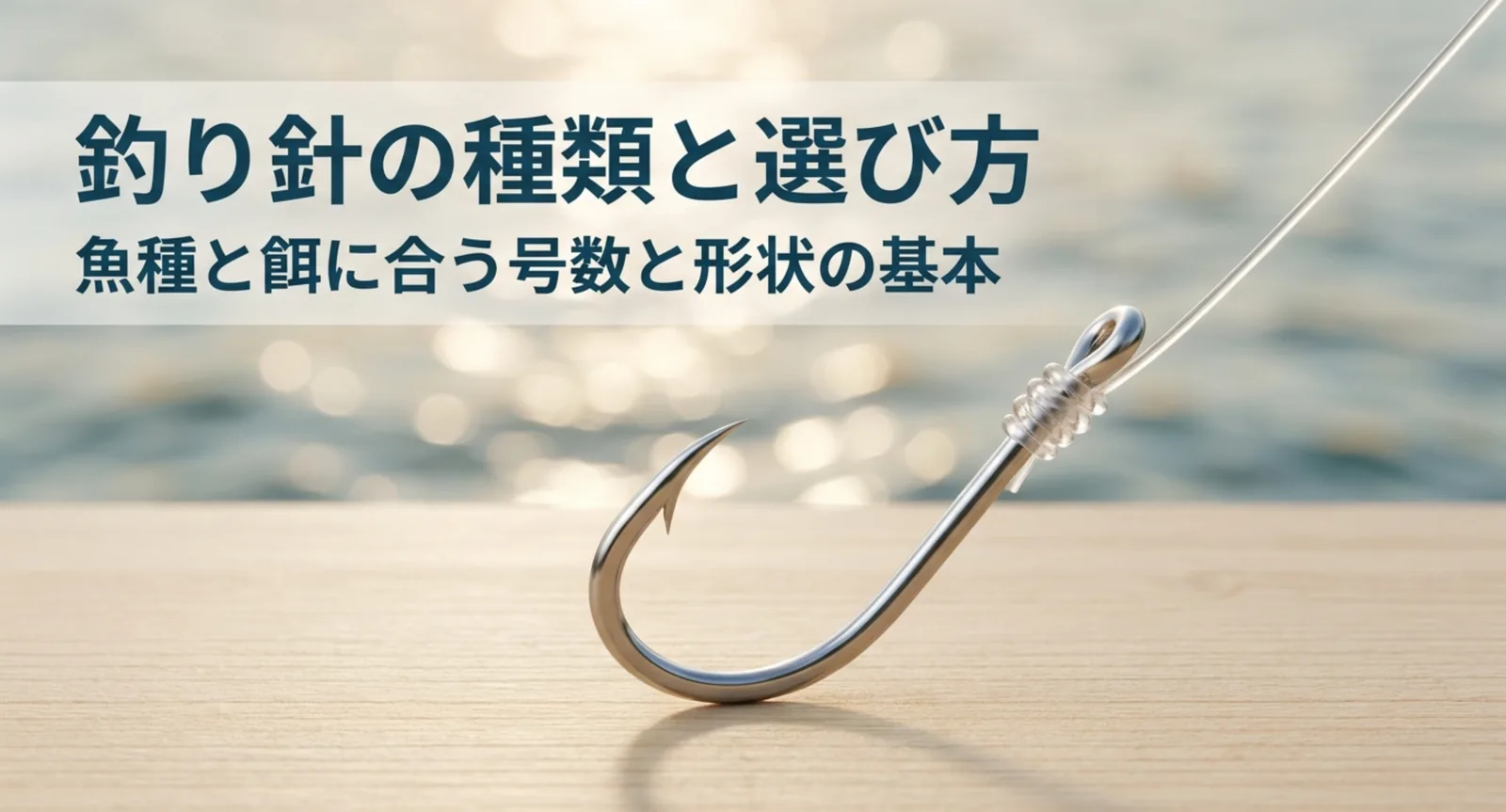 釣り針の種類一覧と選び方｜魚種と餌に合う号数・形状・軸の太さの目安