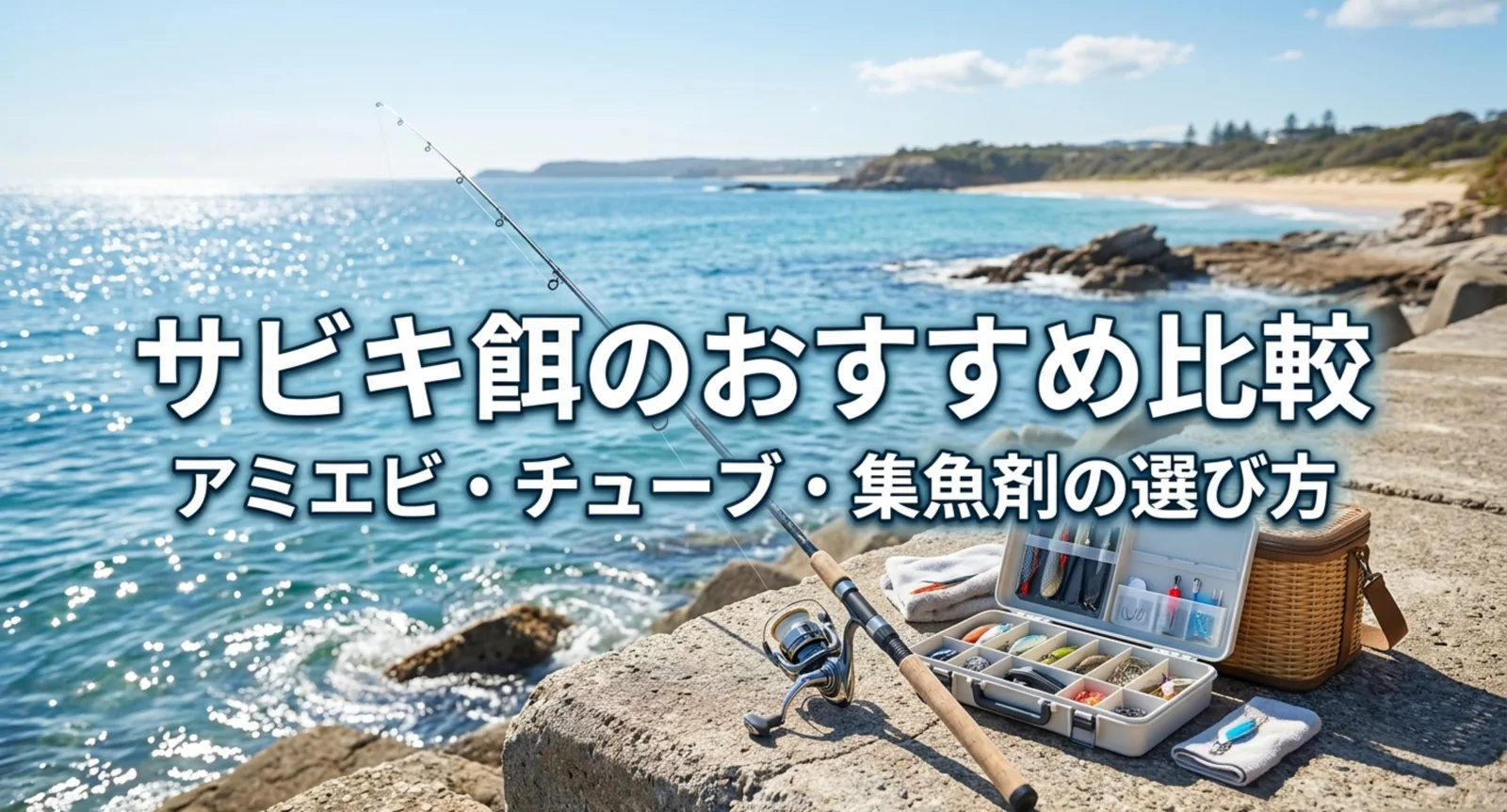サビキ餌の選び方を3タイプで比較｜アミエビ・チューブ・集魚剤の違い