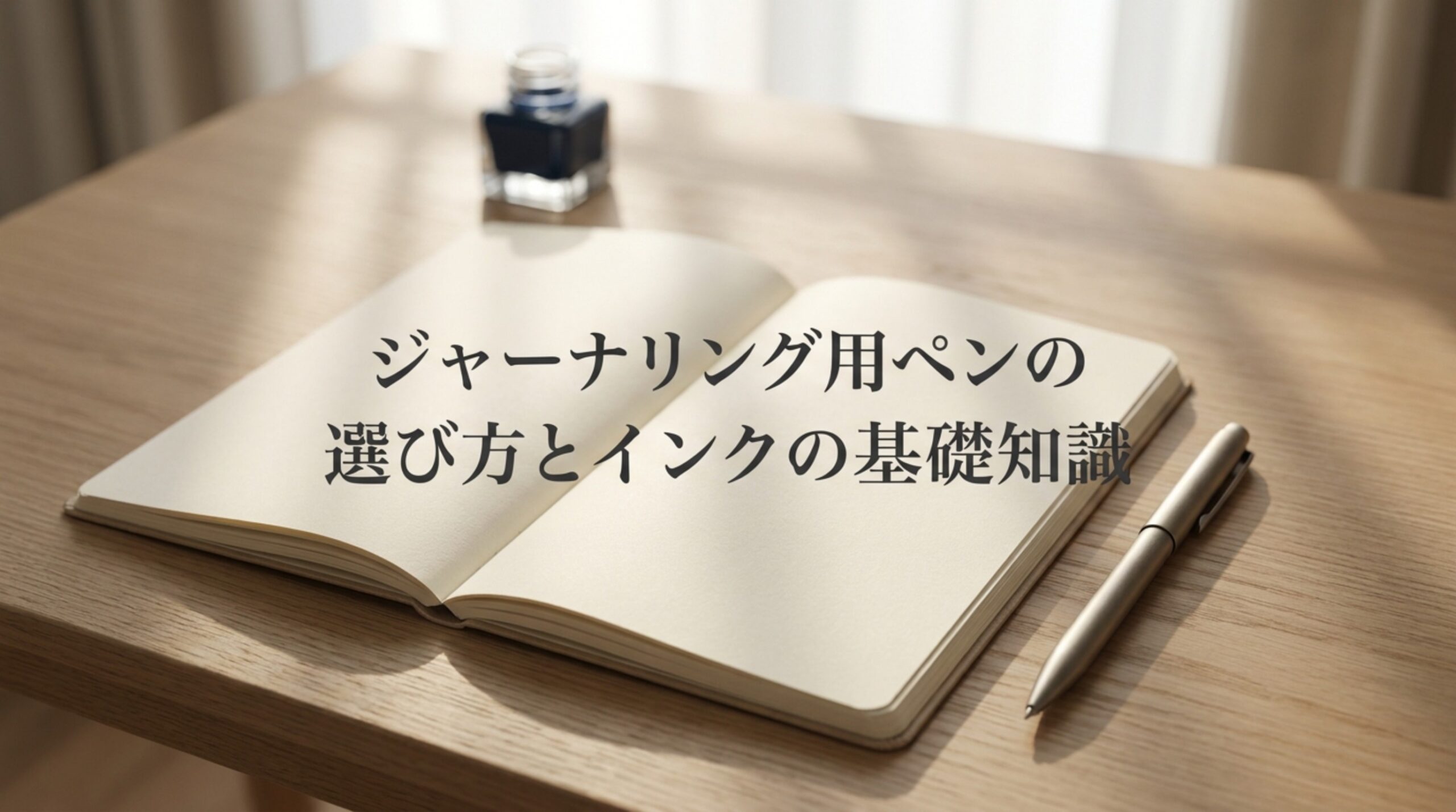 ジャーナリングにおすすめのペンの選び方|顔料と染料・裏抜けの表記とお題カード