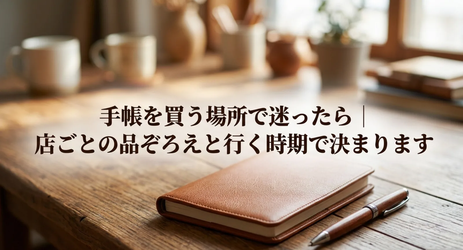 手帳はどこで買う？文具店・書店・ロフト・通販の品ぞろえと時期を比較