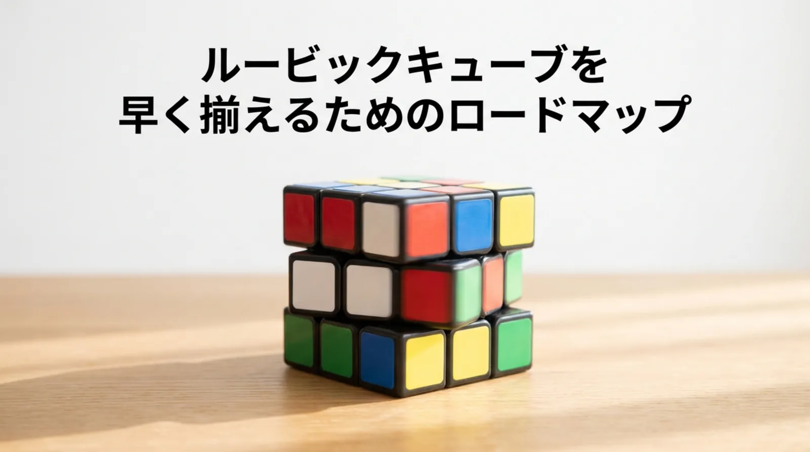 ルービックキューブを早く揃える方法｜覚える手順の数と5回平均の記録