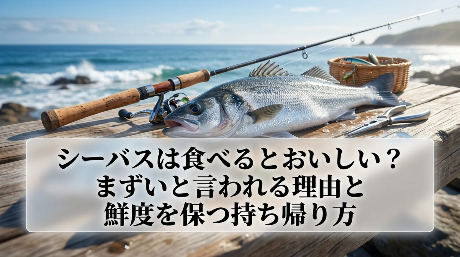 シーバスを食べるときの注意点｜臭みの原因と寄生虫対策・おいしい食べ方