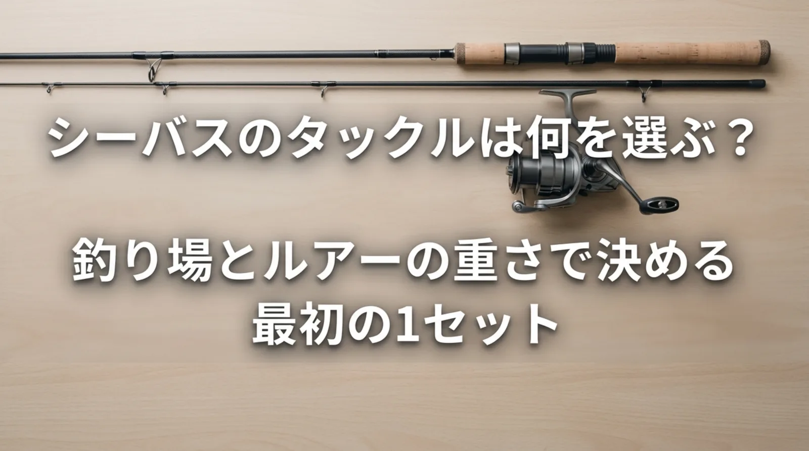シーバスタックルの選び方｜初心者のロッド・リール・PEラインと予算の目安