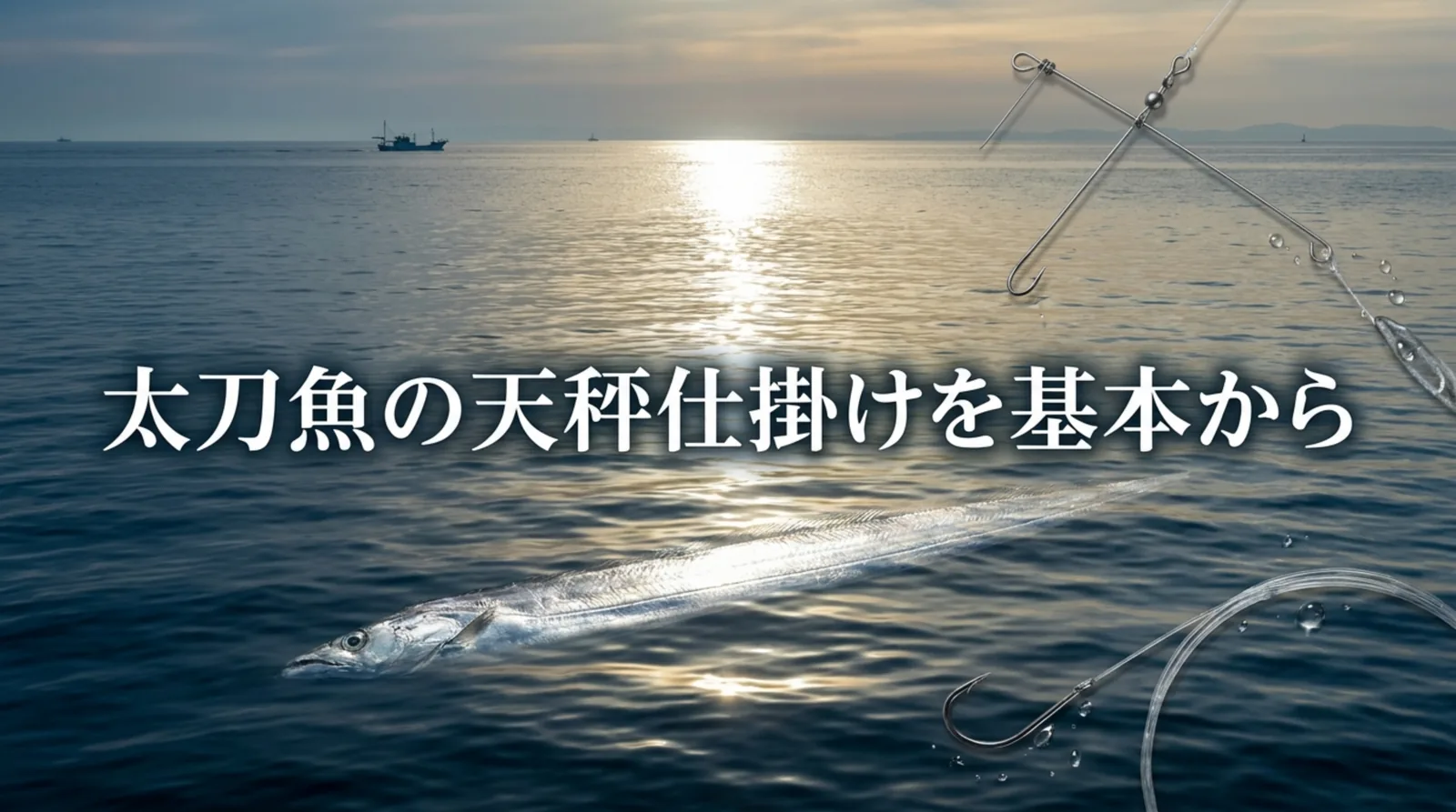 太刀魚の天秤仕掛け｜ハリス号数・天秤の長さ・オモリと誘い方の基本